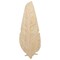 Hand Drawn Artsy Feather Unfinished Wood Shape Piece Cutout for DIY Craft Projects